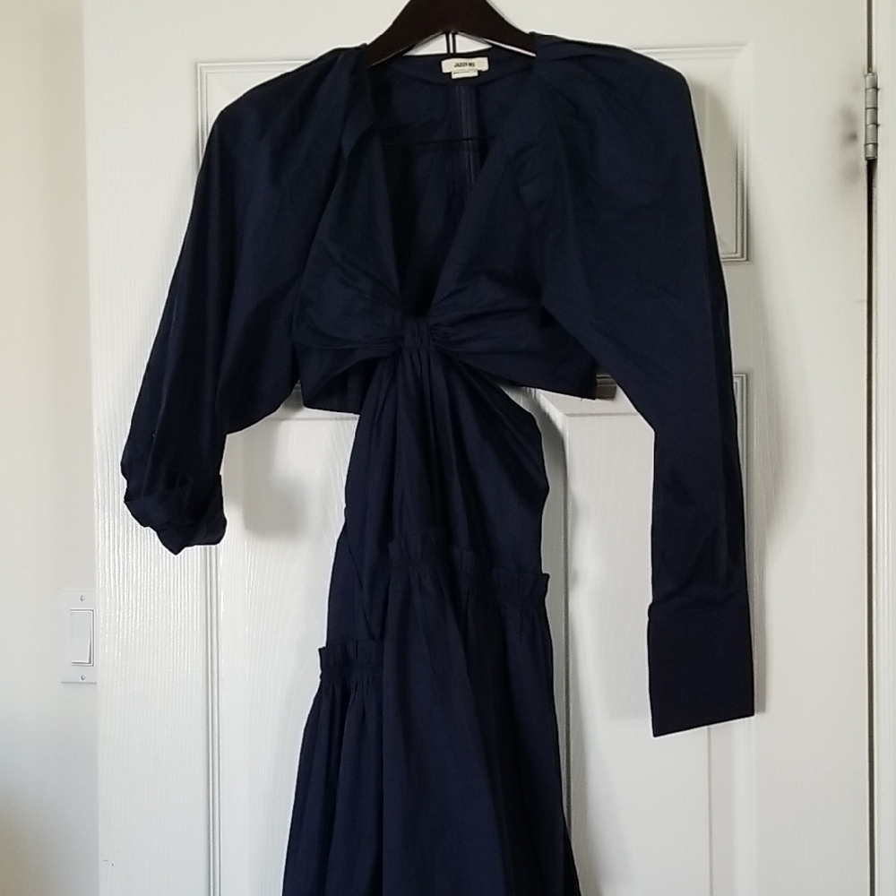 Elegant Navy Blue Dress
